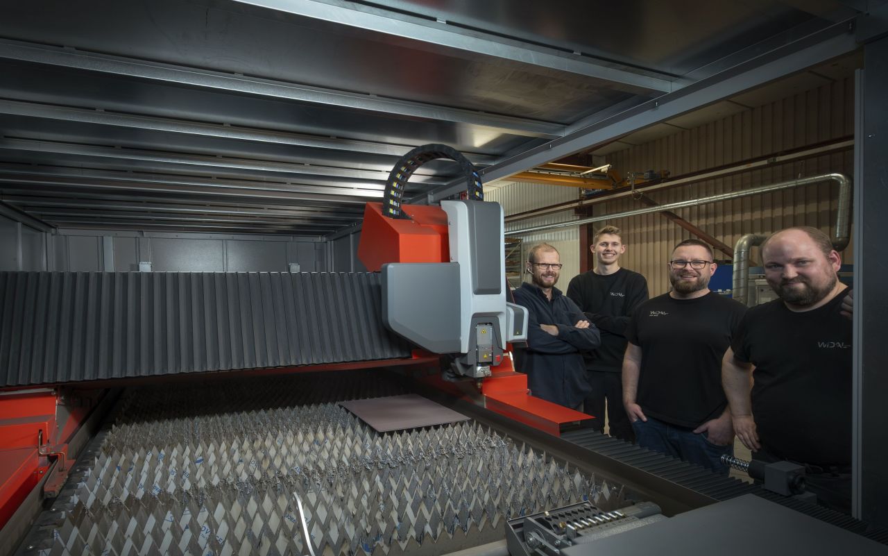 Widal Industri Team Anders Eriksson Daniel Bodin Niklas Ekelund and Robert Skytt