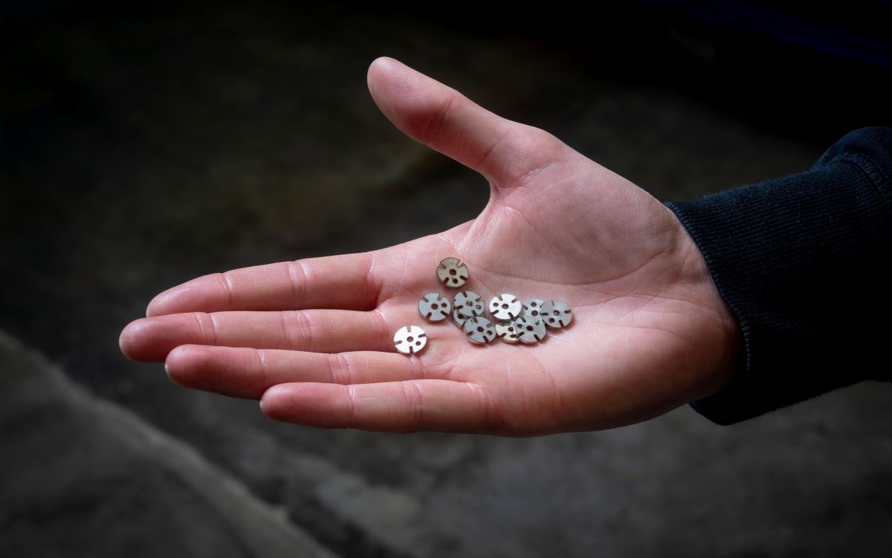 small parts of cable holders produced by Widal Industri