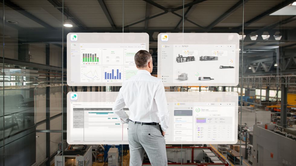 Further digitalizes the sheet metal processing industry and provides simplification, transparency, and efficiency: The BySoft Suite Software.