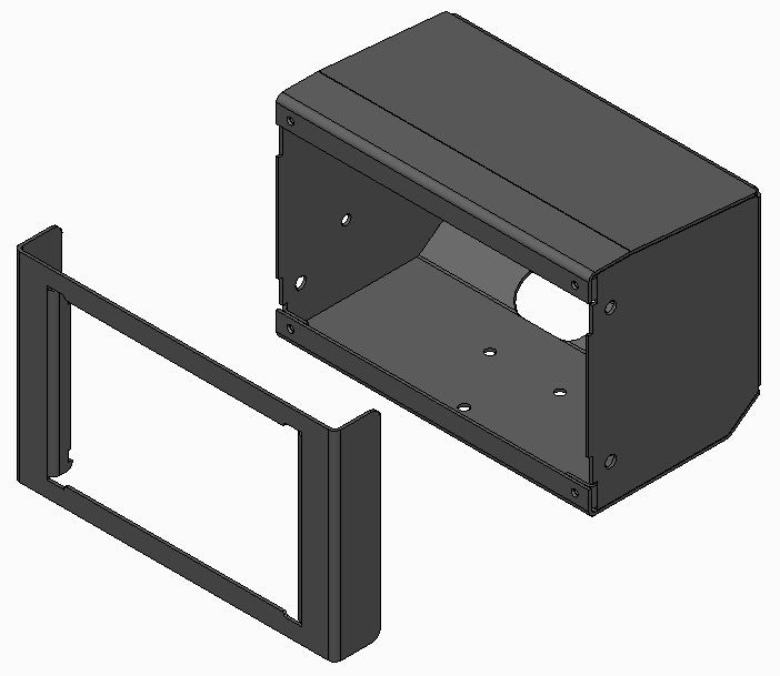 boîtier EG4 et tôle de fermeture