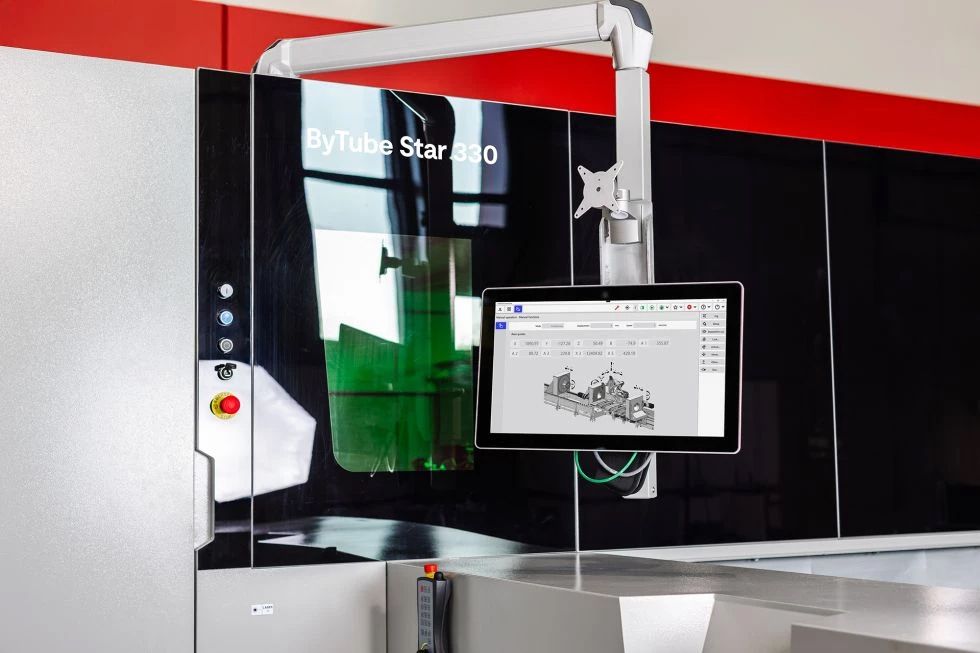 ByTube Star 330 with BySoft Software on the screen