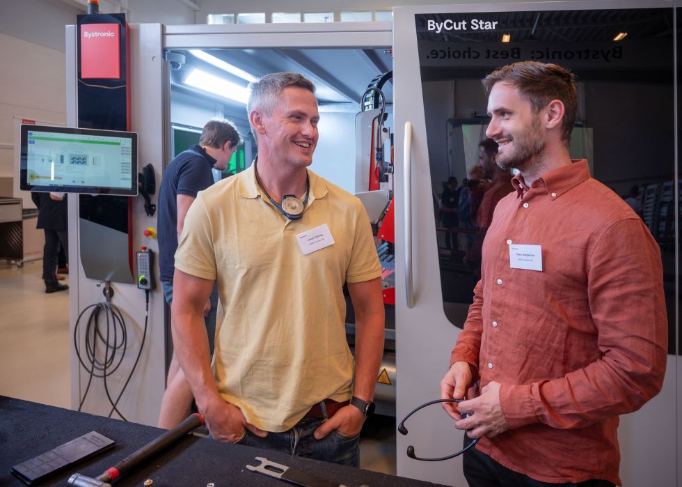 Johan Östring and Oskar Bergström from EMVE Sweden AB