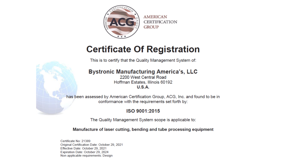 Official Certification of Registration 
